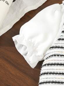 Bộ áo vest và váy ngắn tay thanh lịch cho bé gái mùa hè - Nhiều màu - Xem 3