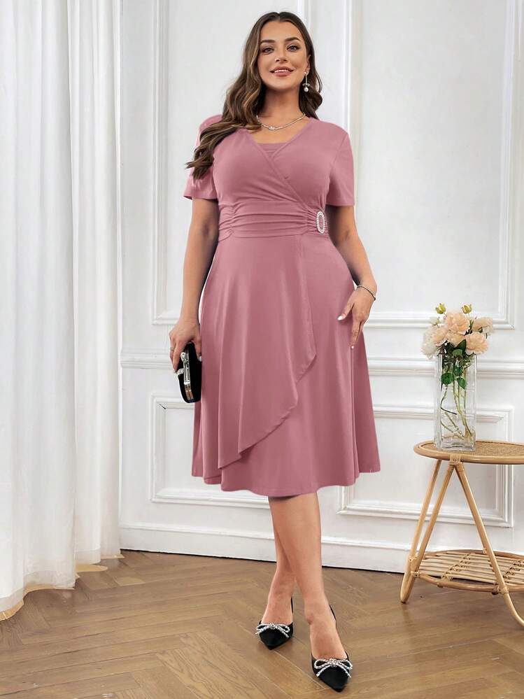 open lace back dress www.Nuroco.com - Plus Size