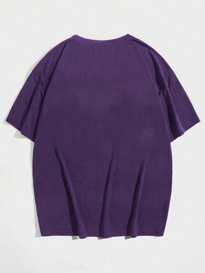 Goth T-shirt à manches courtes col rond imprimé crâne, style décontracté d'été pour hommes, style école, années 2000