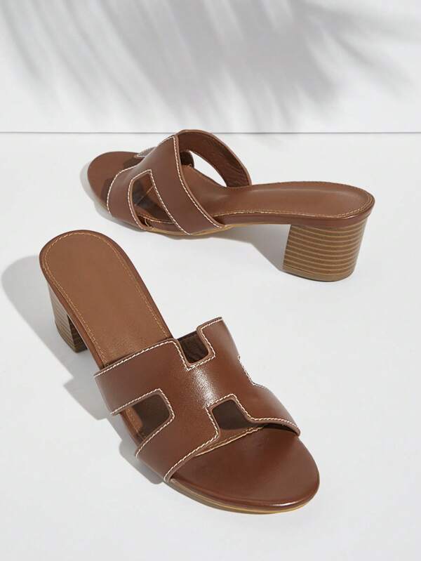 L'Amorae Women's Fashionable Simple Daily High-Heeled Sandals For Summer Summer Shoes Spring Shoes Spring Break Easter Prom Heels Wedding Shoes