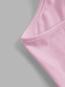 SHEIN EZwear 4入組女式休閒性感緊身彈力背心，適用於夏季 - 彩色 - 查看 5