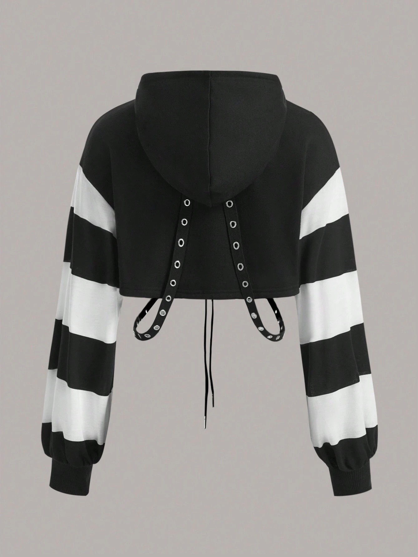 Belidome Ladies Short Hooded Pull Over Hoodies Crop Tops Belidome Ladies Short Hooded Pull Over Hoodies Crop Tops