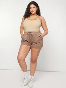 Forever 21 Women's Casual Basic Tank Top Bodysuit Set - Apricot - View 10