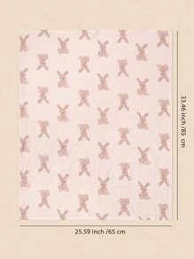 2 件装婴儿柔软舒适透气夏季襁褓毯爱心情人节 - 彩色 - 查看 6