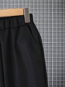 Tween Boy Printed Casual Holiday Pants, Size 5-4-2 - Black - View 4
