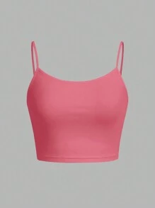 SHEIN EZwear 4入組女式休閒性感緊身彈力背心，適用於夏季 - 彩色 - 查看 7