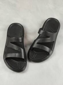 Women's Plastic Slippers, Summer Bathroom Shower Slippers, Non-Slip Lightweight Ladies' Sandals