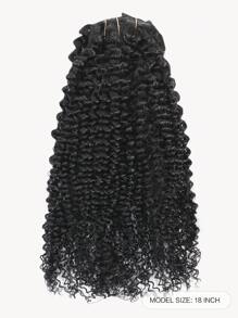 10 Miếng Tóc Nối Kẹp 10-20" Tóc Nối Tóc Tự Nhiên, Tóc Kẹp Màu Đen - Natural Black - Xem 4