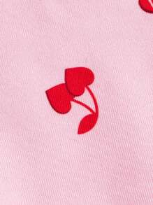 ROMWE Kawaii 3入組草莓櫻桃印花蕾絲三角褲 - 彩色 - 查看 3