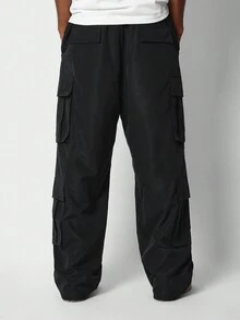 SUMWON 拉鍊式尼龍貨物褲