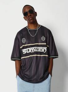 SUMWON Camiseta de jersey de fútbol con logotipo frontal