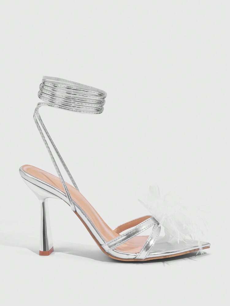 CUCCOO SZL Elegant And Stylish Pointed-Toe High-Heeled Sandals For Women SummerSexy Party Baddie Chic Gorgeous Style