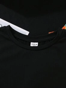 SHEIN Cậu bé trẻ tuổi 3 cái/bộ Kính mát in chữ theo phong cách đường phố thường ngày & Áo ba lỗ cổ tròn trơn Thích hợp để mặc hàng ngày, ngày lễ, bãi biển, mùa xuân và mùa hè - Nhiều màu - Xem 3