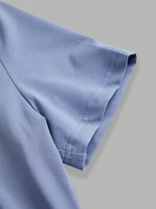 SHEIN EZwear 女性5入組休閒圓領短袖連體衣，夏季款 - 彩色 - 查看 7