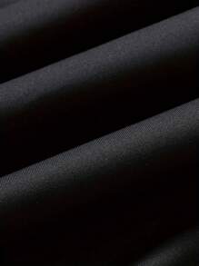 Men's Contrast Color Half-Zip Short Sleeve Polo Shirt And Shorts Set, Summer - Multicolor - View 4