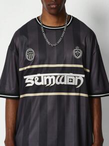SUMWON Camiseta de jersey de fútbol con logotipo frontal