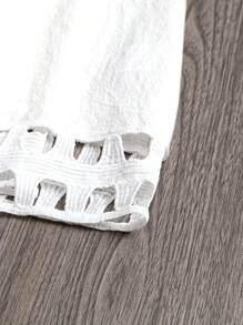 EMERY ROSE White Embroidered Plus Size Dress For Summer,Beach Dress Sundress,Holiday Outfits Boho