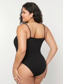 Forever 21 Women's Casual Basic Tank Top Bodysuit Set - Apricot - View 7