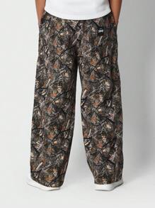 SUMWON Tween Girls Flare Fit Pant With All Over Print