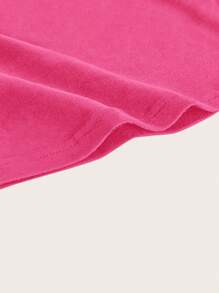 Attitoon 粉色女士休閒星星印花無肩帶上衣，適用於夏季 - 玫紅色 - 查看 5