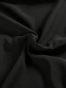 Đầm voan dài cổ chữ V cỡ lớn dành cho nữ - màu đen - Xem 7