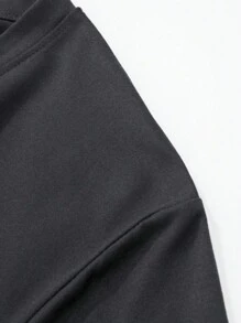 Men's Letter & Skull Graphic Round Neck Short Sleeve Casual T-Shirt, Summer, For Halloween