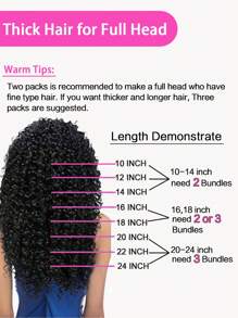 10 Miếng Tóc Nối Kẹp 10-20" Tóc Nối Tóc Tự Nhiên, Tóc Kẹp Màu Đen - Natural Black - Xem 8