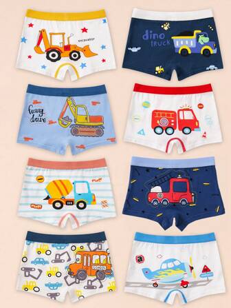 Calzoncillos Niño Calzoncillos De Dibujos Animados De Vector