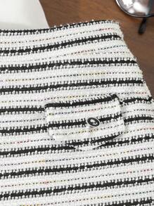 Bộ áo vest và váy ngắn tay thanh lịch cho bé gái mùa hè - Nhiều màu - Xem 5