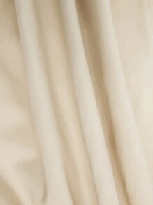 Manfinity NXTstreet 男士寬鬆紡織直腳褲，帶有嘻哈時尚元素 - 卡其色 - 查看 7