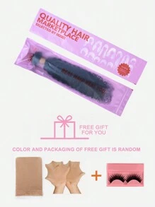 1 件自然波浪真人发束 100% 未加工原生编织自然波浪雷米真人发接发自然色 - Natural Black - 查看 8