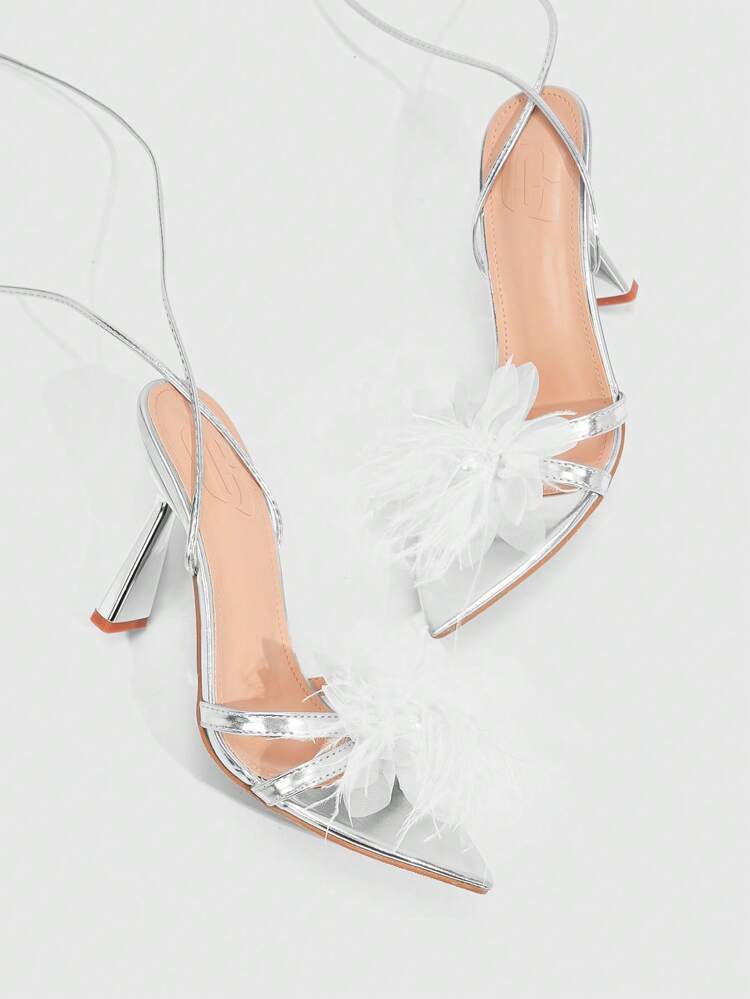CUCCOO SZL Elegant And Stylish Pointed-Toe High-Heeled Sandals For Women SummerSexy Party Baddie Chic Gorgeous Style