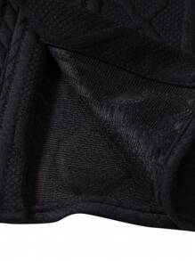 Manfinity Homme 男士度假休闲风，INS搭配时尚短袖衬衫和短裤套装，夏威夷海滩度假、音乐节和日常装扮，送给男朋友或老公的礼物。舒适的服装 - 黑色 - 查看 5