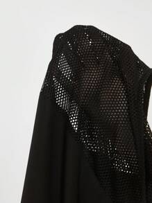 Manfinity VCAY Men's Solid Color Simple Daily Top, For Fall Winter - Black - View 7