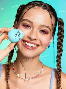 Rick and Morty X SHEGLAM Mr. Meeseeks 美容海綿混合化妝海綿適用於液體霜粉底遮瑕膏腮紅柔妝混合器美容化妝工具 品牌 美容 化妝 化妝品 適合女性與女孩 完美搭配冬季 Y2K 時尚 流行 生日禮物 假期 派對準備就緒 最佳顏色 - 藍色 - 查看 3