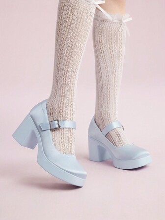 CUCCOO DOLLMOD Zapatos de mujer de unicolor, con diseño elegante y transpirable, perfectos para Navidad, otoño, Año Nuevo y San Valentín