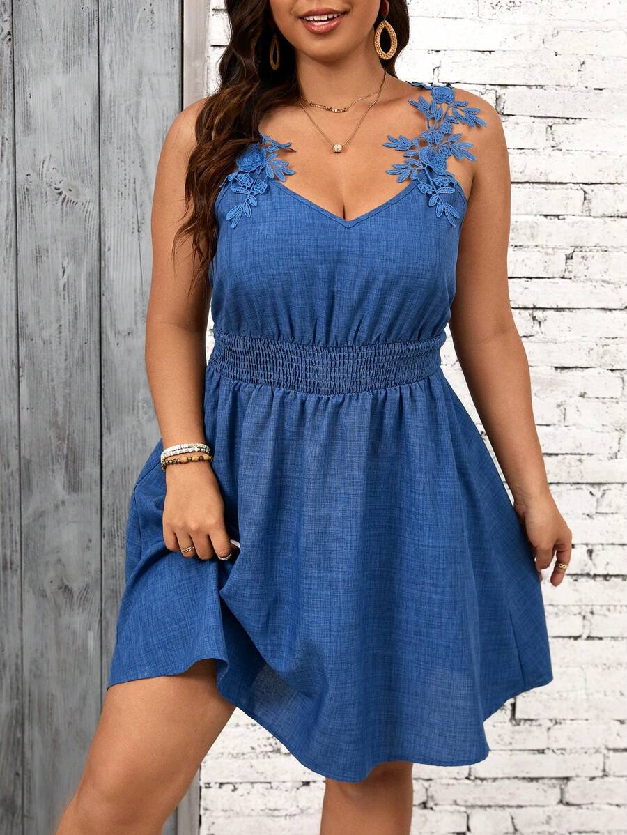 SHEIN Frenchy Dress Ukuran Plus