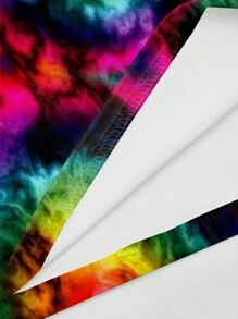 EMERY ROSE Áo ba lỗ buộc dây trừu tượng có kích thước cộng, Áo cổ chữ V không tay thông thường cho mùa hè và mùa xuân, Quần áo cỡ lớn dành cho nữ - Nhiều màu - Xem 3