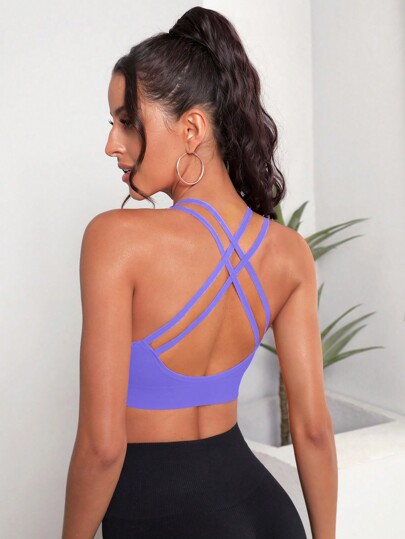 Sovereign Charm Seamless High Elasticity Sports BH Double Shoulder Straps