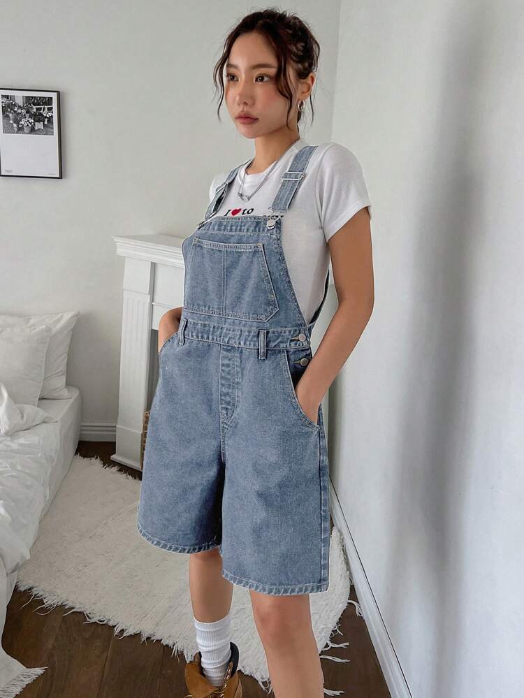 Women's Daily Summer Denim Overalls