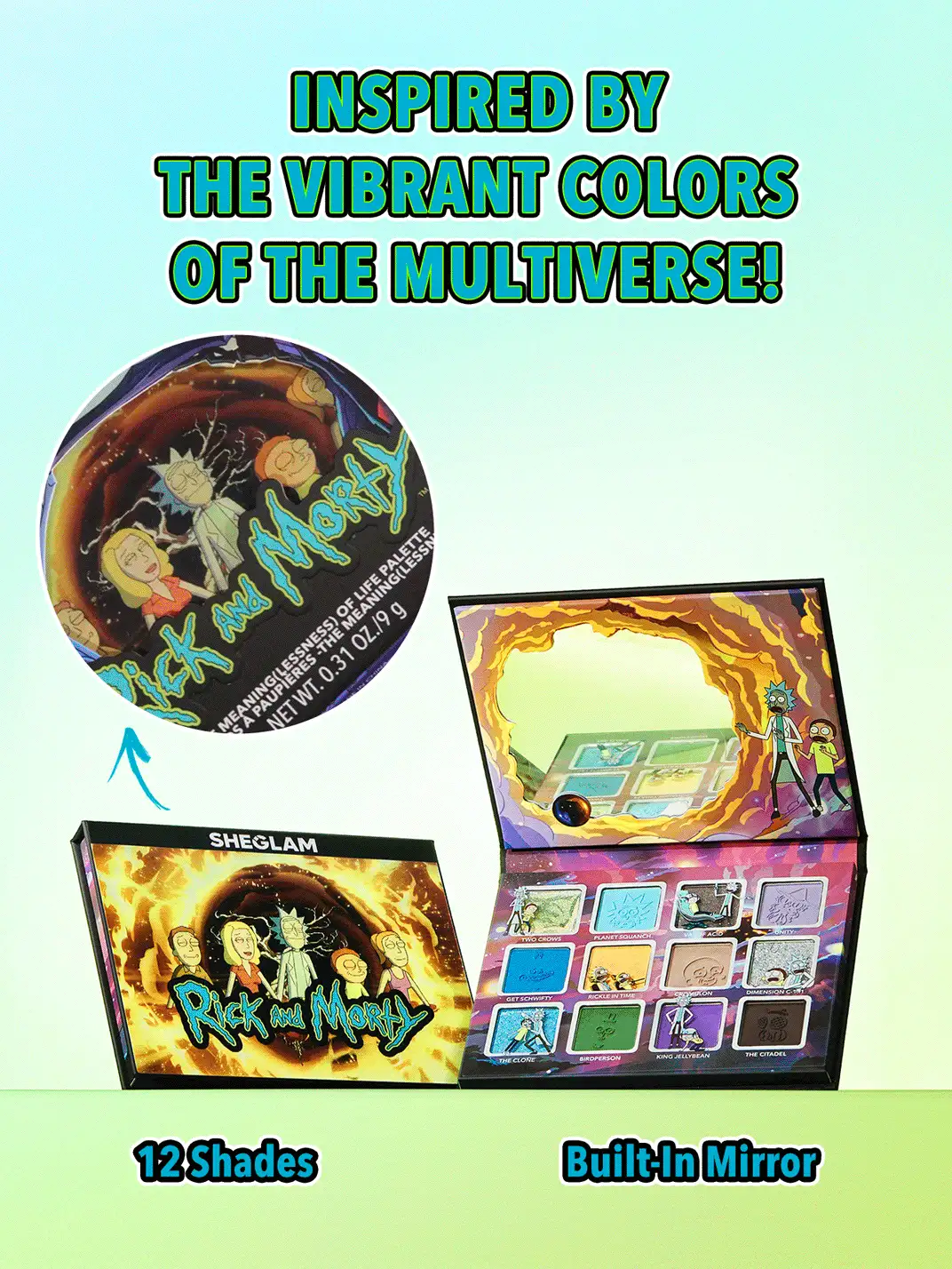 Rick and Morty X SHEGLAM ColeccióN Completa Set De Regalo De Maquillaje Con Brillo De Labios, Rubor, BáLsamo, Paleta De Sombras De Ojos, Polvos Compactos, Spray Fijador, Espejo De Mano, Esponja De Maquillaje, Caja De Regalo, Kit De Maquillaje GraduacióN CumpleañOs Vacaciones Verano OtoñO Y2K Elegante Moda Mujeres NiñAs Marca Maquillaje CosméTico Belleza Fiesta Playa Viaje Camping Aire Libre Escuela Campus ExcursióN Festivales DecoracióN Regalo Presente Rosa Chica Cosplay Mejor Color Encanto Vibra
