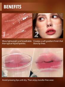 SHEGLAM LáPiz Labial LíQuido Soft Haze Lip Blur-Little Things De 6 Colores, Resistente Al Agua, Tinte Labial Mate A Prueba De Transferencia, Tinte Labial Duradero De Gran DuracióN GraduacióN CumpleañOs Vacaciones Verano OtoñO Y2K Elegante Moda Mujeres NiñAs Maquillaje CosméTico Belleza Fiesta Playa Viaje Camping Aire Libre Escuela Campus ExcursióN Festivales DecoracióN Regalo Presente Rosa Chica Cosplay Mejor Color Encanto Vibra