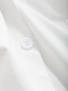 Dazy Designer Camiseta de mujer de unicolor con cuello redondo y diseño de lazo a la cintura para el verano