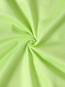 Baby Girl Simple Round Neck Short Sleeve Sea Turtle Print Sleep Dress - Blue - View 5