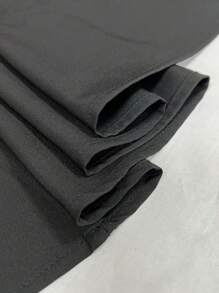 Mexican Dress Women Explosive Round Neck Long Sleeve Temperament Y2K Dress Gown Loose With Solid Color Elegant Long Skirt Dress Loose Middle East Muslim Ladies Robe - Black - View 8