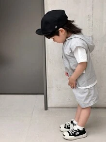 Leichtes Sommer Lässig Outfit für Jungen im Street Style - Grau - Übersicht 8