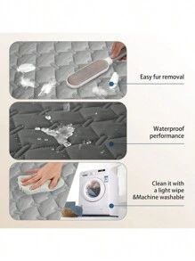 Double-Sided Waterproof Pet Bed Mat, Pet Blanket, Sofa Furniture Protector Cover, Suitable For Small/Medium/Large Cats, Dogs, Small Animals, Max Weight Capacity 34kg