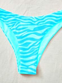 Swim Vcay 2PCS Women's Summer Beach Zebra Print Sexy Bikini Set 2025