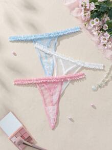 SHEIN Quần lót thông thường & đơn giản hàng ngày dành cho nữ - Nhiều màu - Xem 1