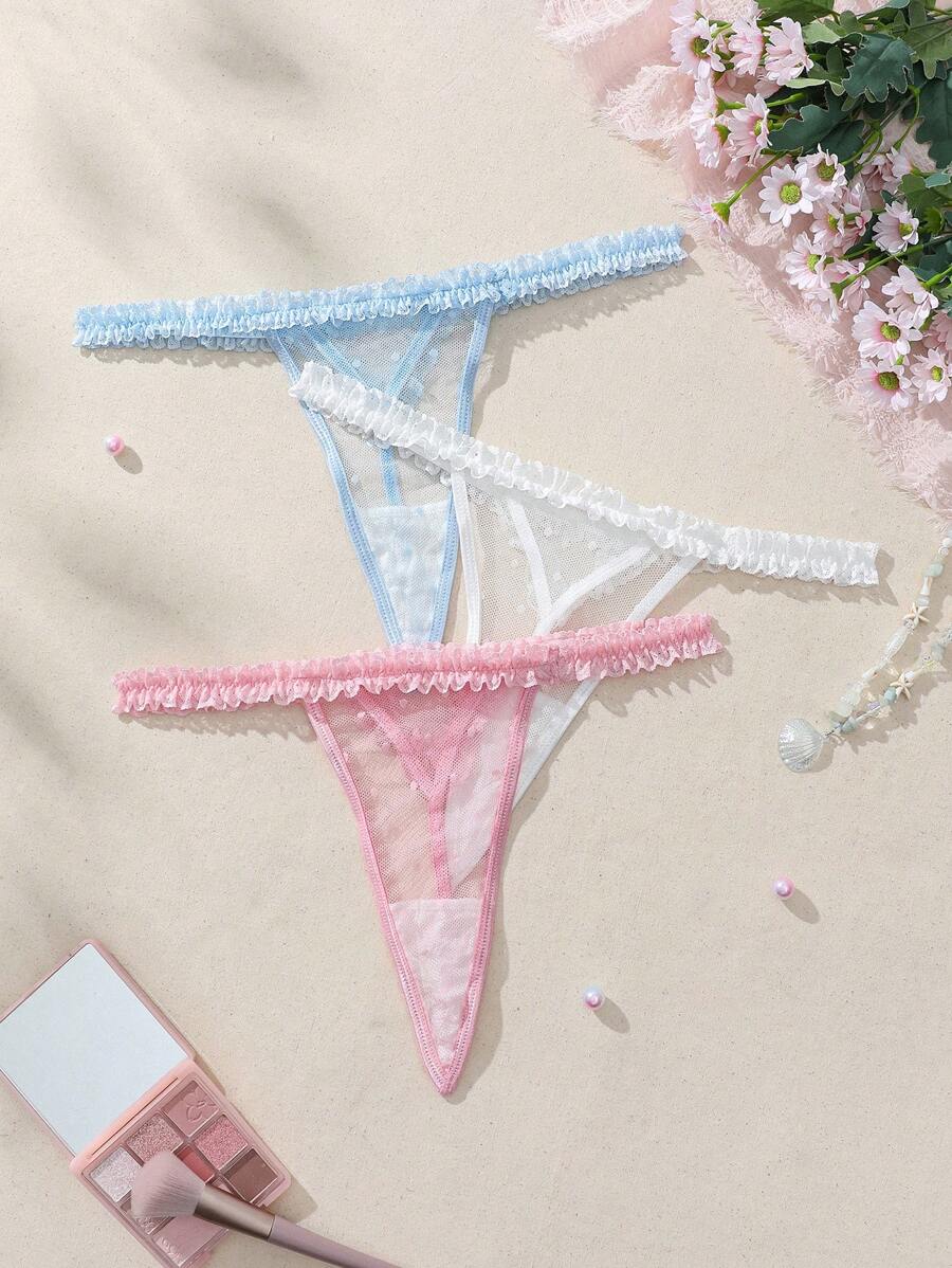 SHEIN Quần lót thông thường & đơn giản hàng ngày dành cho nữ - Nhiều màu - Xem 1